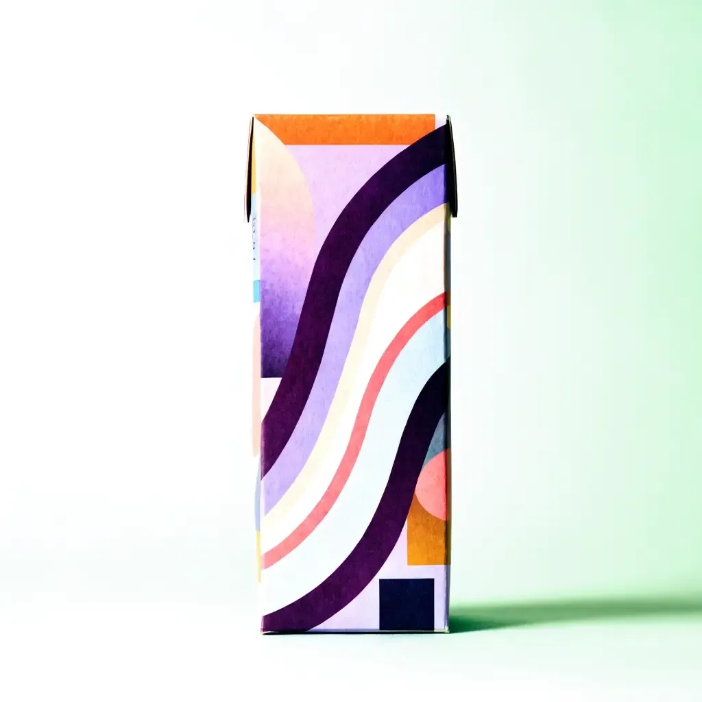 Retail paperboard folding carton printed in full color