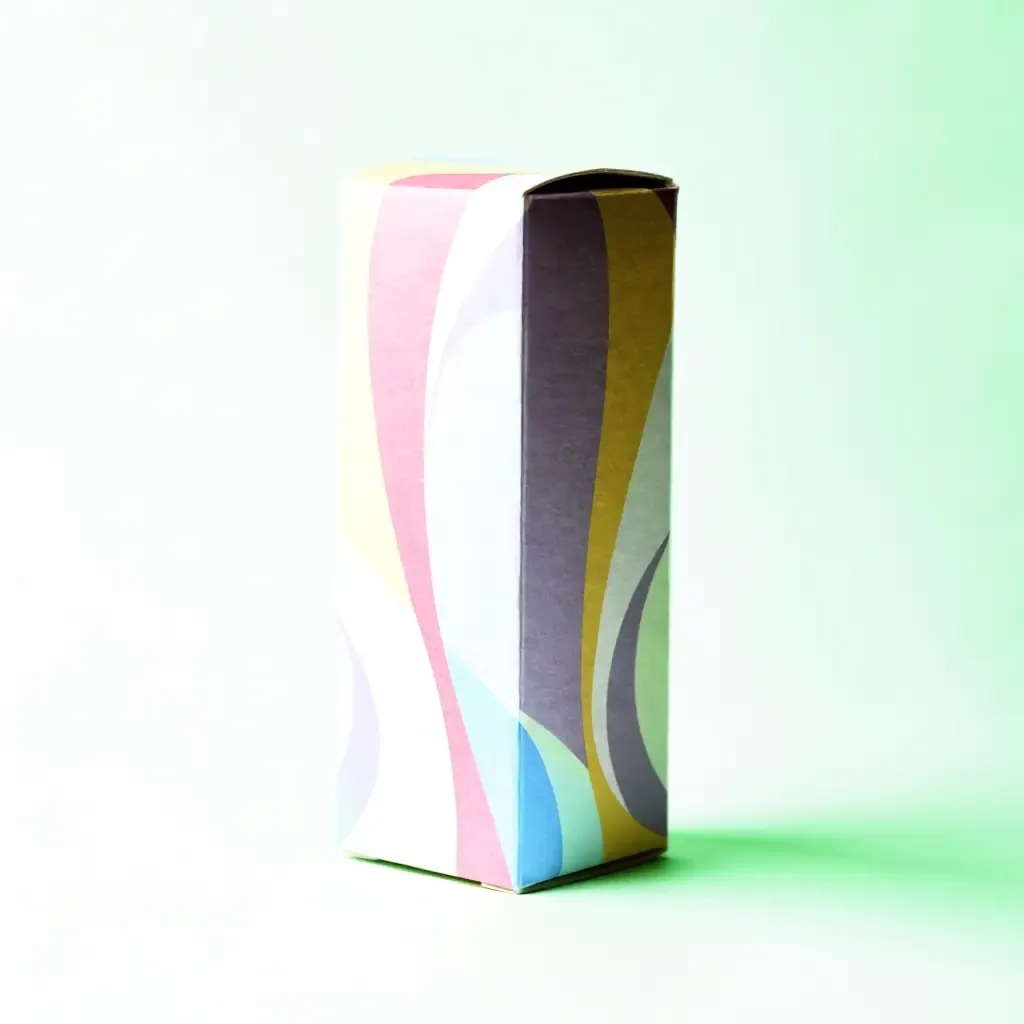 Retail paperboard folding carton printed in full color