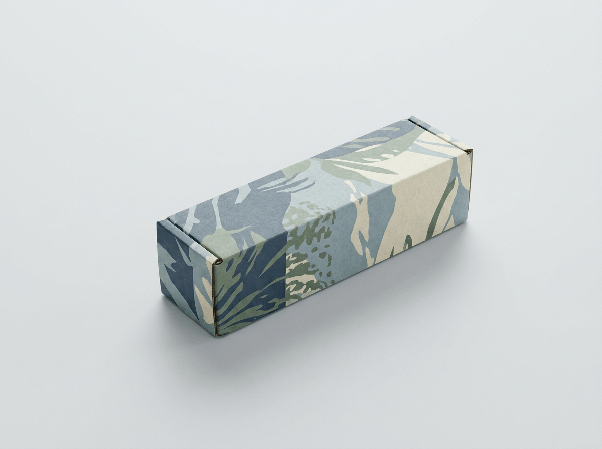 A slim printed box for a vape pen