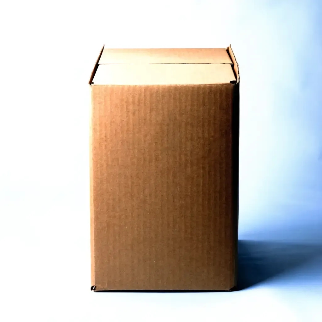 Sturdy brown corrugated RSC shipping box