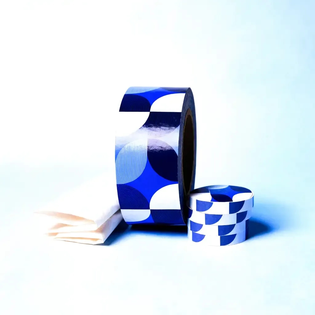 Custom printed packing tape, tissue paper and stickers