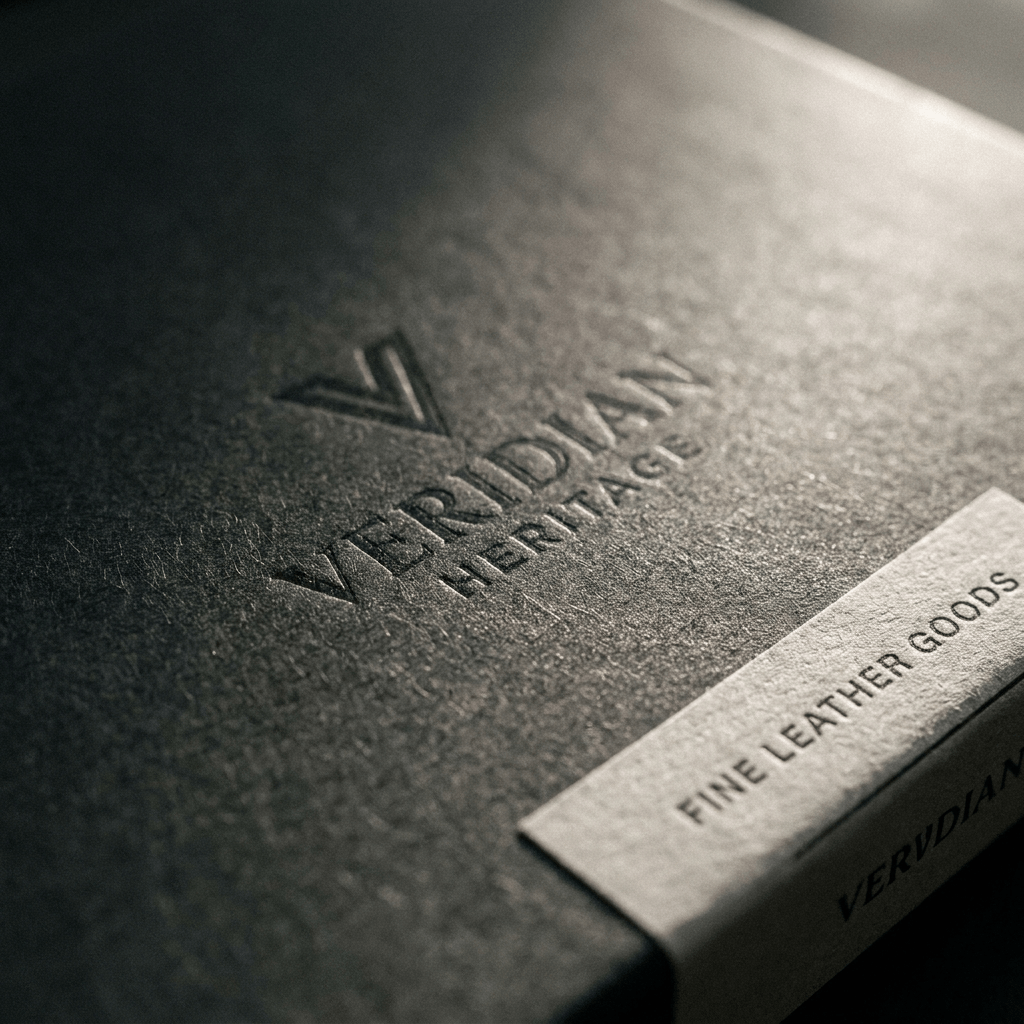 Soft-touch matte packaging finish, macro detail