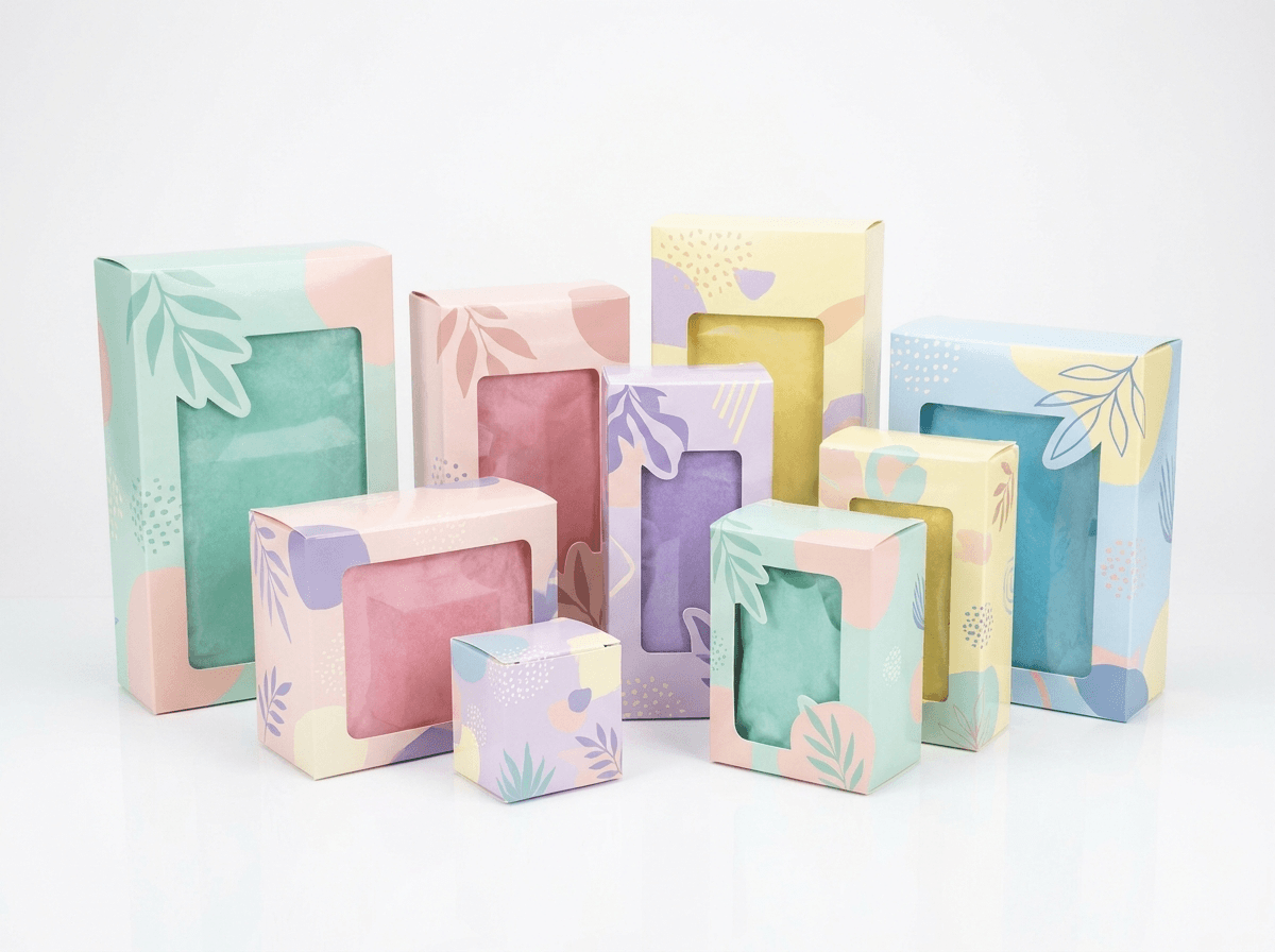Custom printed paperboard product boxes for retail