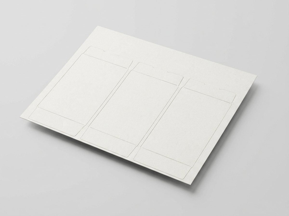 A sheet of printed cereal box labels