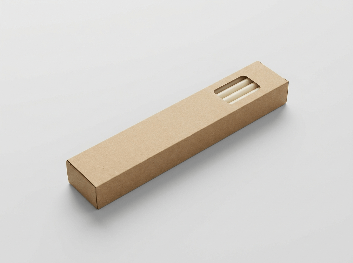 A long slim box for taper candles