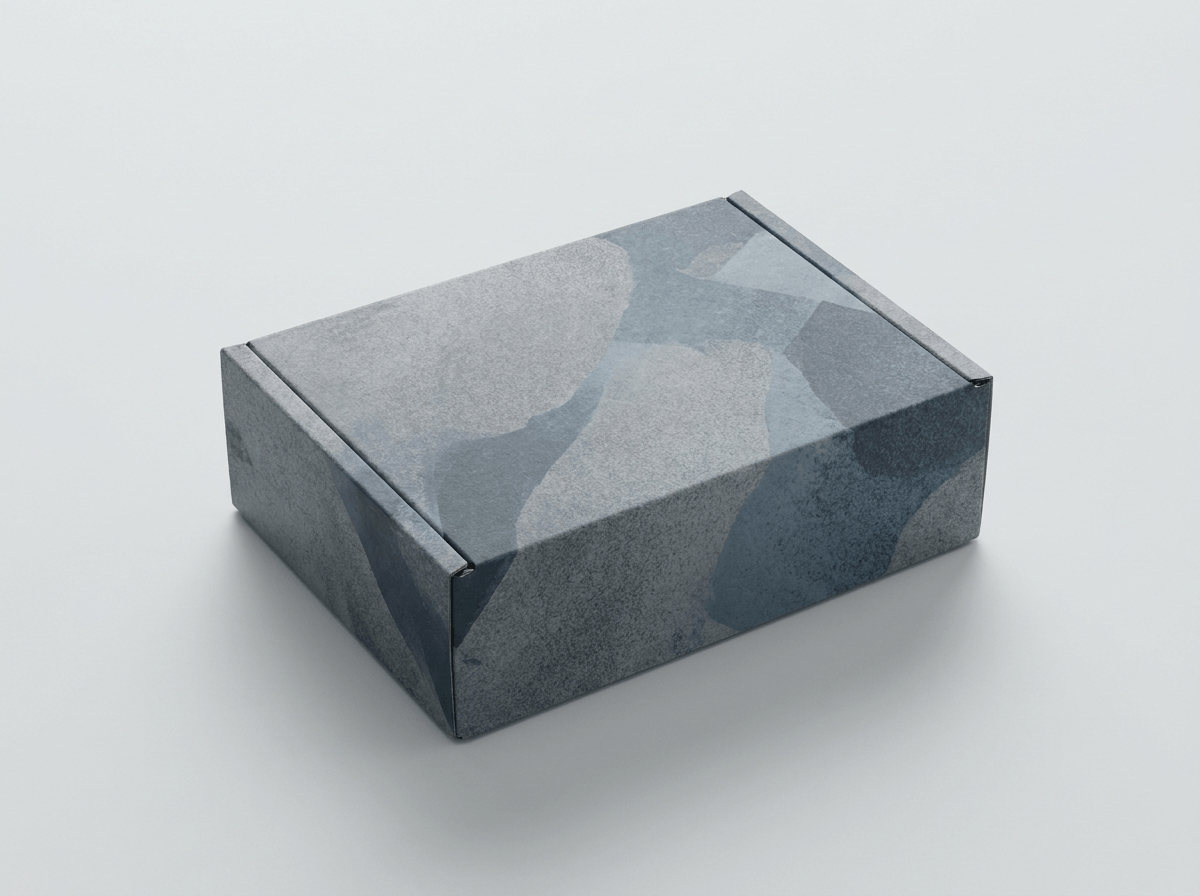 A printed box for a vape device kit